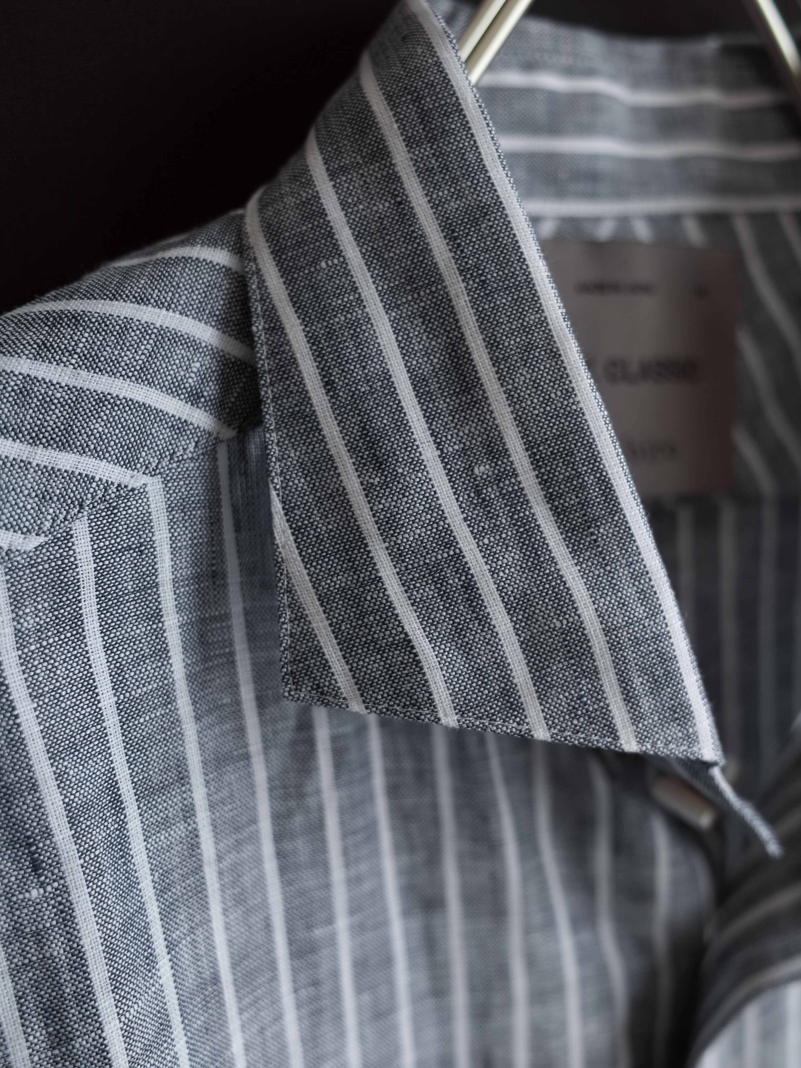 F. CLASSIC Stripe Linen Shirt