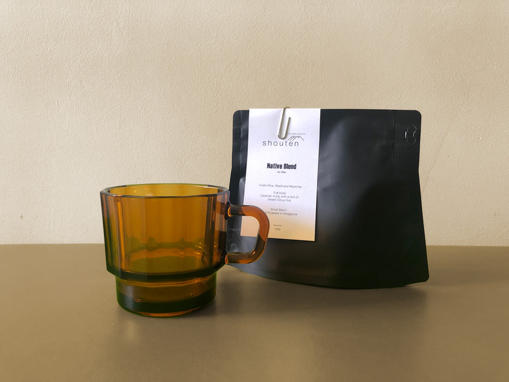 W Glass And Coffee Set